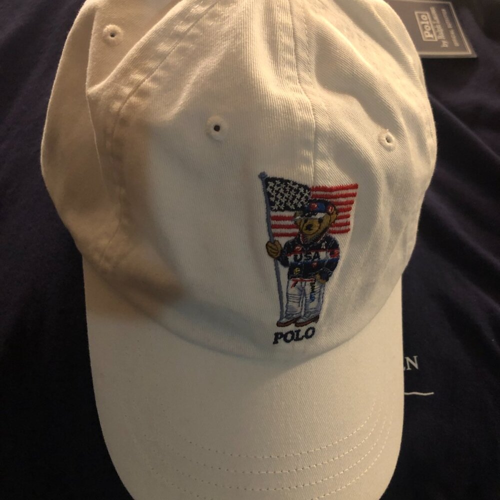 polo ralph lauren team usa 2024 men's new cotton hoodie and hat size: L - Picture 14 of 15